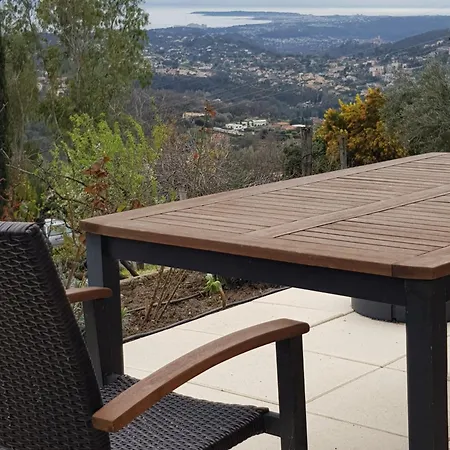 Vue An Der Cote D'azur Fuer 2-3 Personen Mit Gartenanteil Apartment Vence